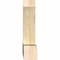 Ekena Millwork Portland Rough Sawn Timber Gable Bracket, Douglas Fir, 48"W x 28"H x 6"D x 6"F, 14/12 Pitch GBW048X28X0606POR00RDF - alternate 4